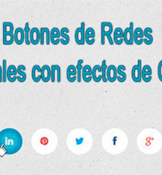 botonera redes sociales efecto css3