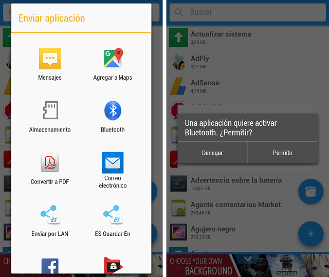 Cómo descargar y enviar cualquier aplicación de tu Android