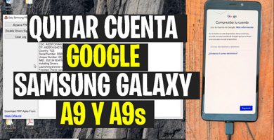 quitar cuenta google samsung a9