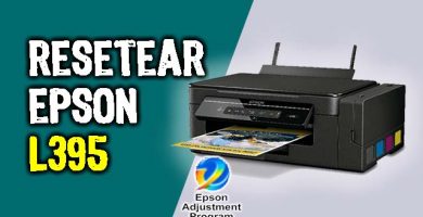 reset epson l395