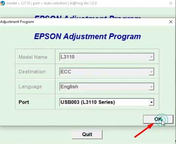 epson adjustment program l3110 gratis