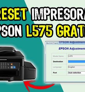 reset epson l575