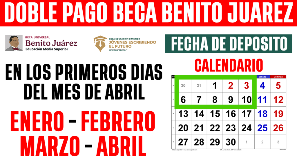 pago en abril beca benito juarez