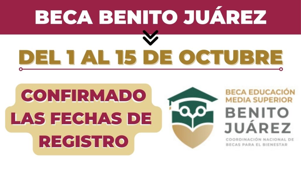 BECA BENITO JUAREZ para bachillerato