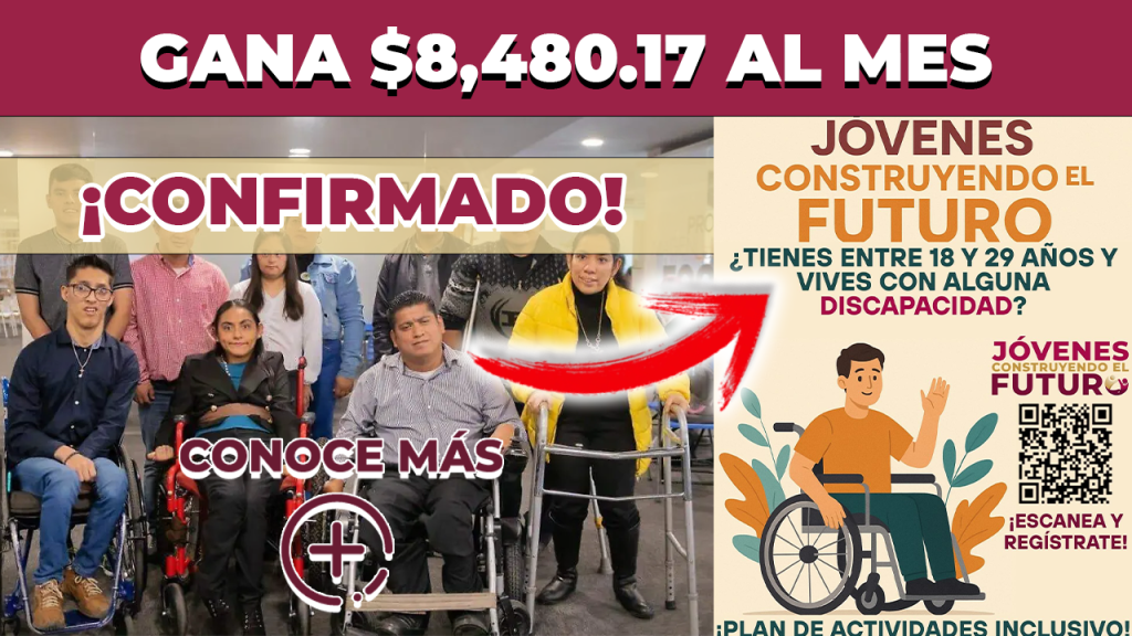 Jóvenes Construyendo el Futuro para discapacitados