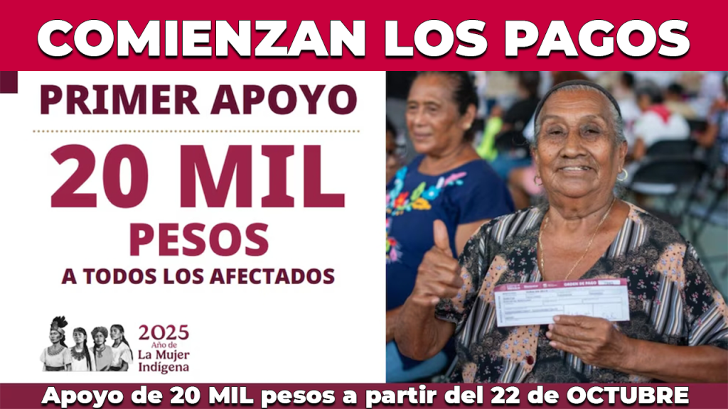 Apoyo de 20 MIL pesos ya tiene fecha para entregarse