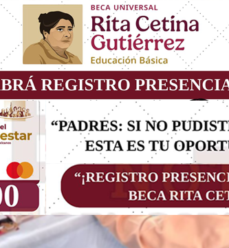 Beca Rita Cetina 2026 registro presencial se abren más de dos mil módulos para registros de estudiantes de primaria
