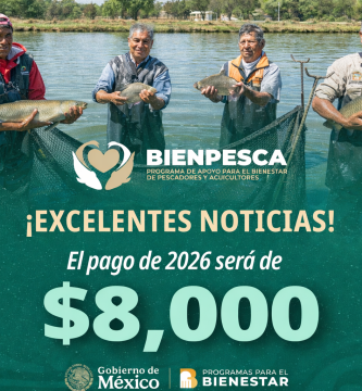 Bienpesca 2026 aumenta a 8 mil pesos