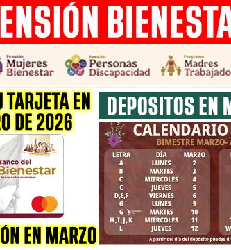 CONFIRMADO Si Recibiste tu Tarjeta en Febrero COBRAS en Marzo Pension Bienestar 2026