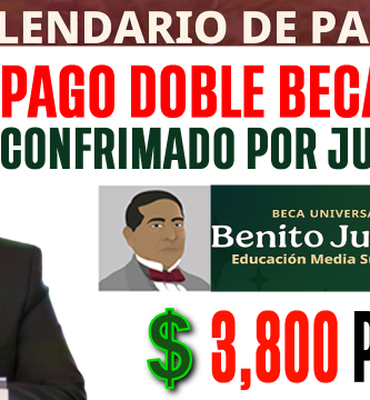 PAGO DOBLE BECA Benito Juarez en ABRIL CONFIRMADO POR JULIO LEON