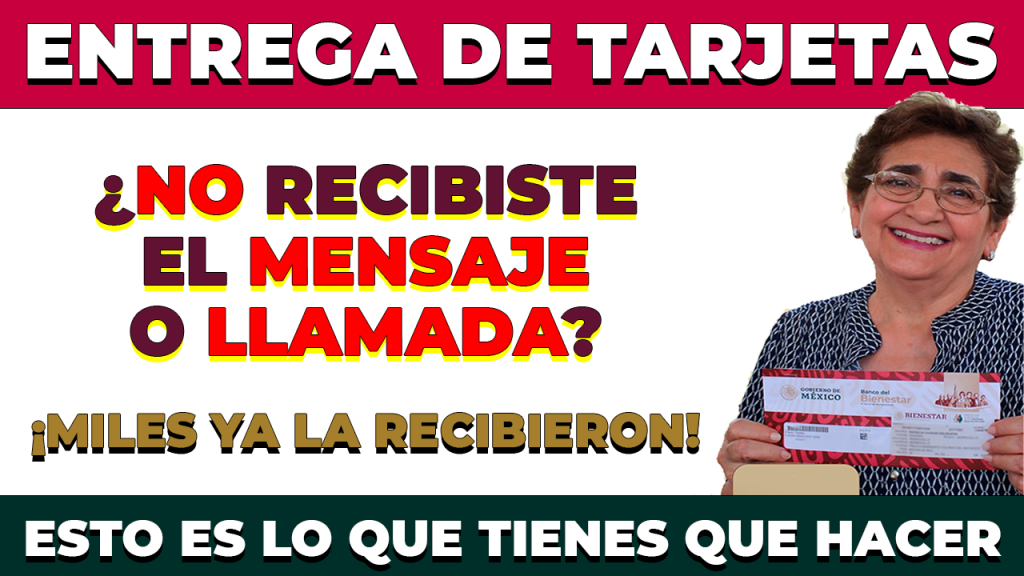 Tu Mensaje Nunca Llego Pero Tu Tarjeta Ya Esta Lista Enterate