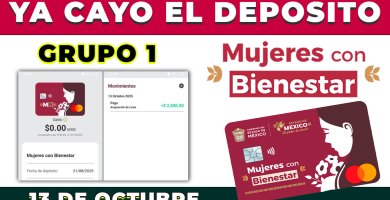 YA CAYo el PAGO Grupo 1 MUJERES CON BIENESTAR