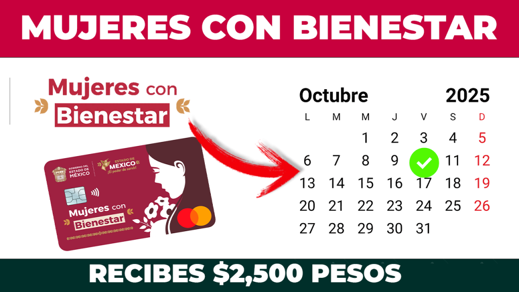 YA HAY FECHAS PAGO MUJERES CON BIENESTAR Edo mex