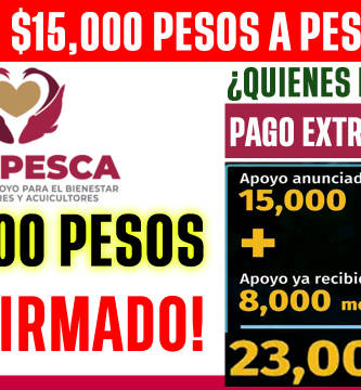 APOYO de 15000 a PESCADORES Bienpesca CONFIRMADO Quienes reciben