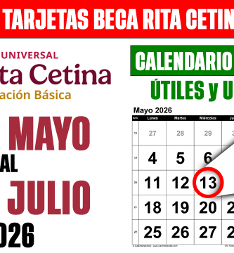 CONFIRMADO ENTREGA de TARJETAS Beca Rita Cetina en MAYO mas PAGO de 2500 de UTILES y UNIFORMES