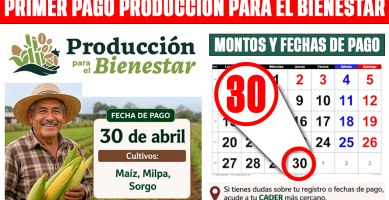 PRIMER PAGO Produccion para el Bienestar 2026 Montos de hasta 24 mil y Lista de beneficiarios
