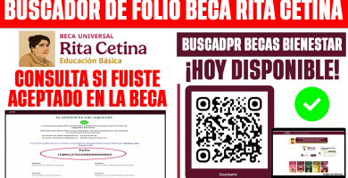 BUSCADOR DE FOLIO Beca Rita Cetina 2026 Consulta si Tu Hijo Fue ACEPTADO Lista y LINK OFICIAL