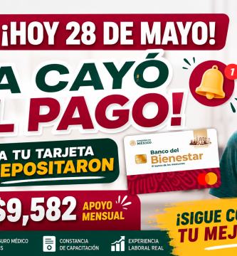 YA CAYO el PAGO de Jovenes Construyendo el Futuro MAYO 2026 aprendices recibieron su deposito de 9582 PESOS