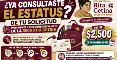 Consulta el Estatus de tu Solicitud de la Beca Rita Cetina para Útiles y Uniformes 2026 Guía Completa Paso a Paso
