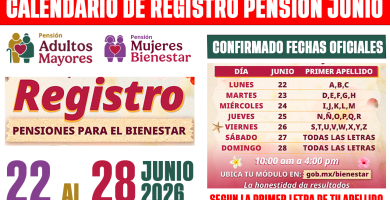 Inicia el REGISTRO a las PENSIONES BIENESTAR Adultos Mayores 65 y mas y Mujeres Bienestar 60-64