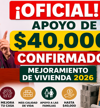 OFICIAL Apoyo de 40000 CONFIRMADO Mejoramiento de Vivienda 2026