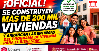 OFICIAL Ya se Construyen Más de 200 Mil Viviendas y Comienza las Entregas en Todo Mexico