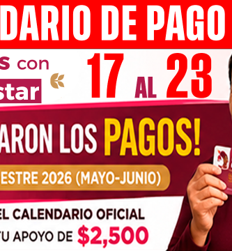 PAGO Mujeres con Bienestar Edomex JUNIO 2026 CALENDARIO OFICIAL del 17 de junio al 23