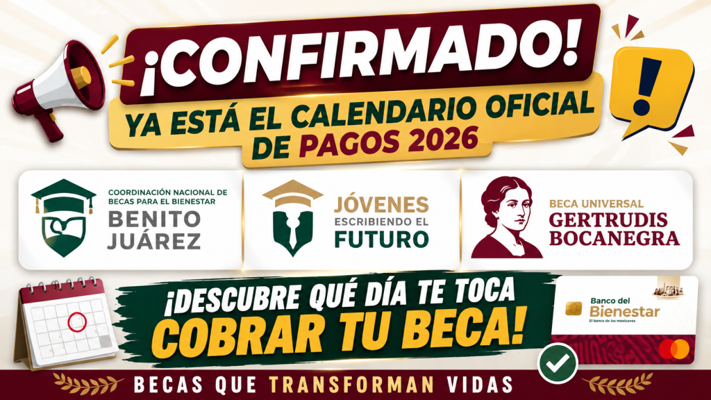 pago beca benito juarez junio 2026 jovenes escribiedo el futuro