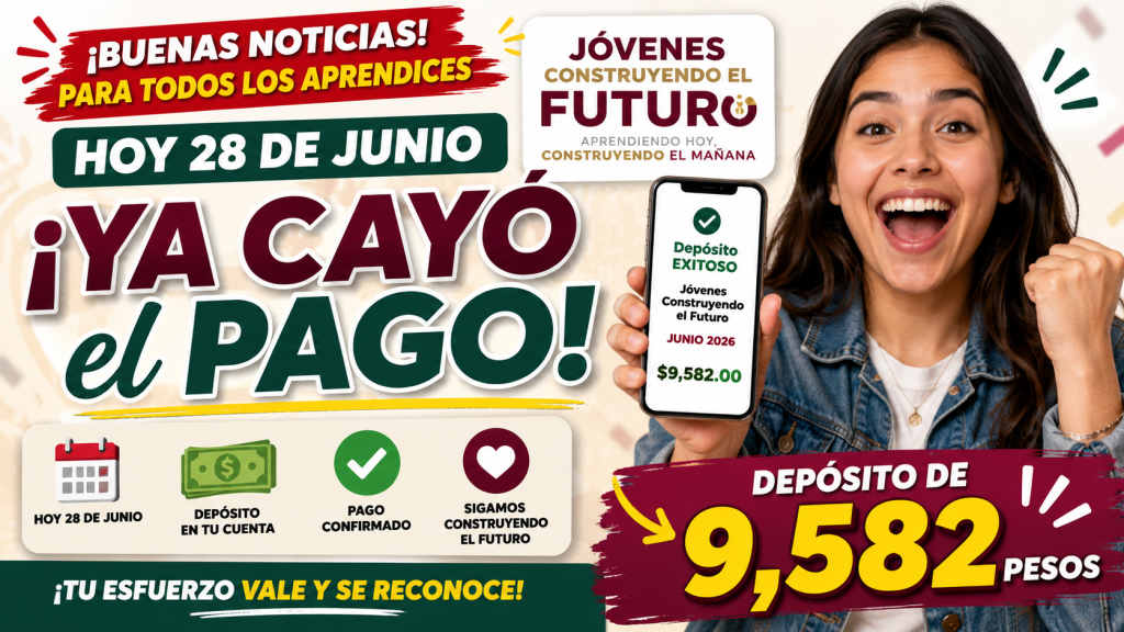 pago jovenes construyendo el futuro junio 2026