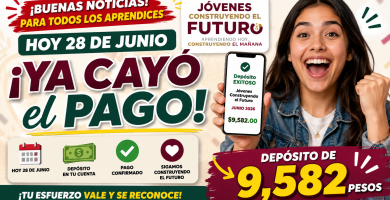 pago jovenes construyendo el futuro junio 2026