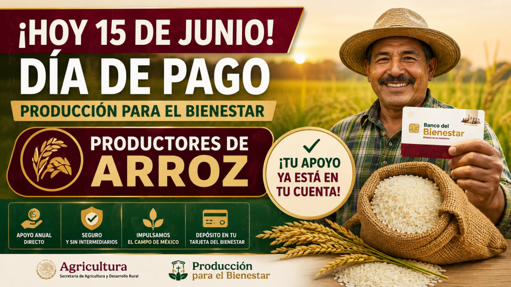 pago produccion para el bienestar junio 2026