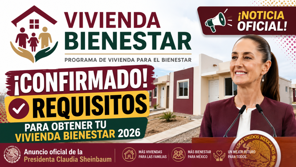 CONFIRMADO Requisitos para Obtener tu Vivienda para el Bienestar 2026 Quienes Si Califican
