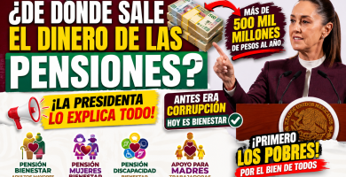 De Donde Sale el Dinero de las Pensiones del Bienestar Claudia Sheinbaum lo Explica