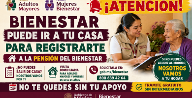 REGISTRO PENSION sin salir de casa VISITA DOMICILIARIA