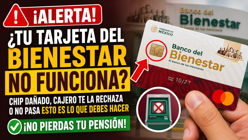 Si tu TARJETA del BIENESTAR NO FUNCIONA HAZ ESTO YA o NO COBRARAS TU PENSION