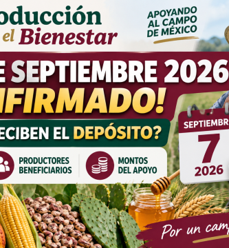 PAGO de septiembre Produccion para el Bienestar 2026 ¿quienes reciben el depósito