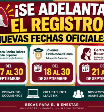 SE ADELANTA EL REGISTRO Nuevas fechas para las Becas Benito Juarez, JEF y Gertrudis Bocanegra