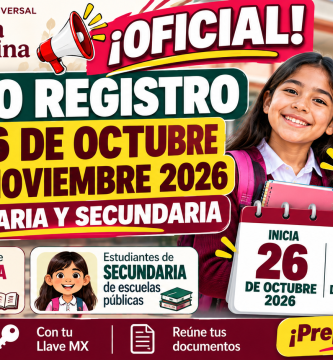 Oficial Nuevo registro Beca Rita Cetina octubre 2026