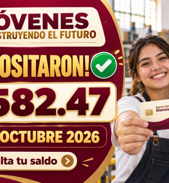 Pago confirmado de Jóvenes Construyendo el Futuro octubre