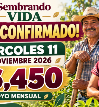 Pago confirmado de Sembrando Vida noviembre