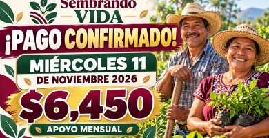 Pago confirmado de Sembrando Vida noviembre